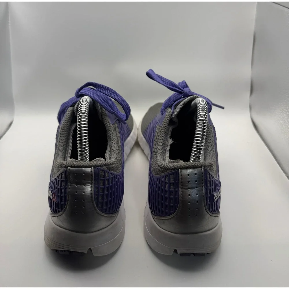 Reebok ZQuick Dash Women 7.5 Purple Grey Good V60319 Nanoweb Running Shoes